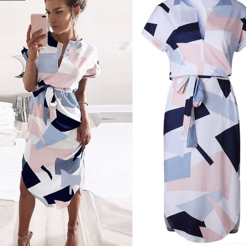 NEW! 🔥 Ladies Summer Boho Long Maxi Dress